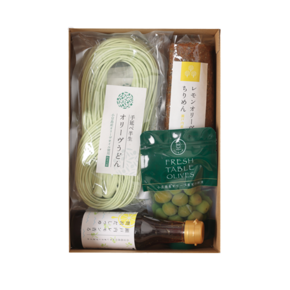 オリーヴうどんセット（新漬入り）