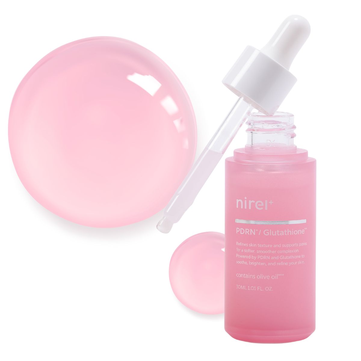 nirel PDRNトーニングセラム|小豆島オリーブ由来成分とPDRN・グルタチオン配合の美肌セラム